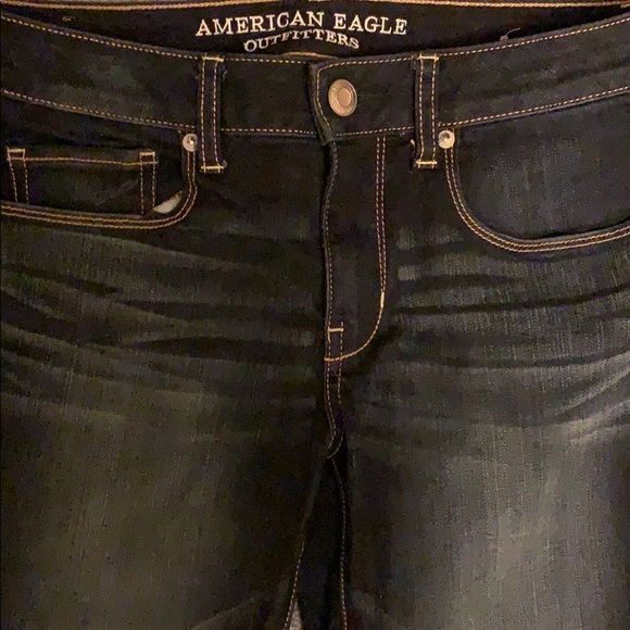Barely Worn American Eagle Jeans- Skinny Dark 8 - Picture 4 of 4